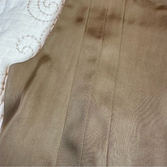 Theory taupe fit and flare belted dress (sz 0) - Picture 9 of 9